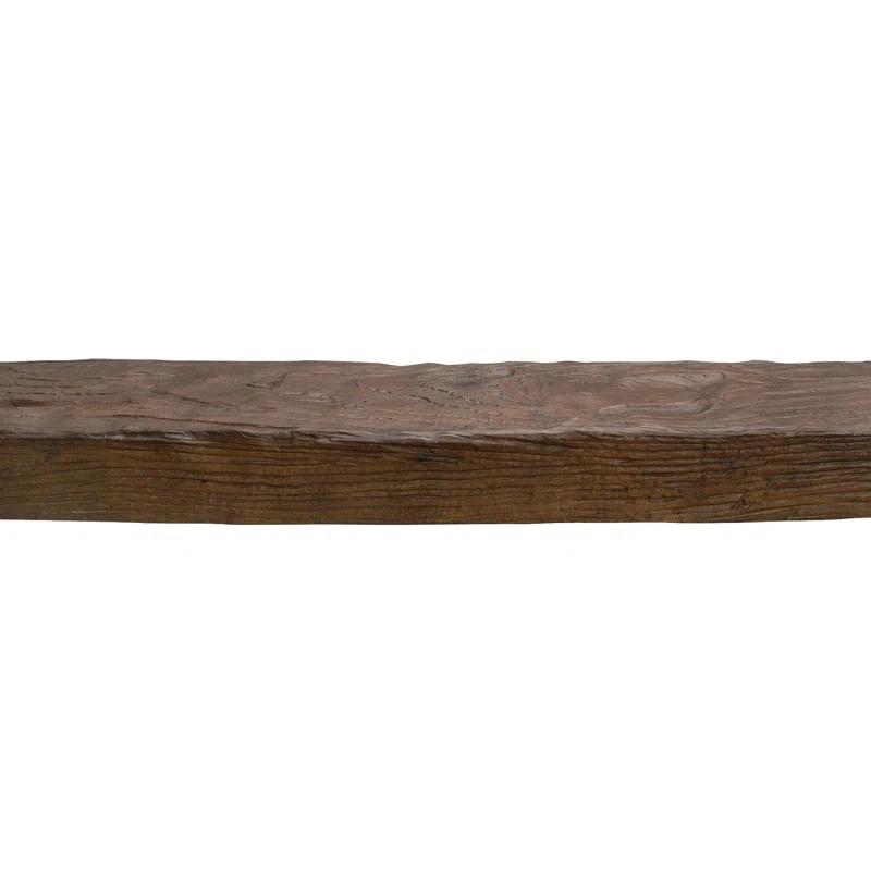 Faux Wood Beam 4 3/8"H x 153"W x 2 1/4" D U Shaped Ceiling Beam (Set of 2)