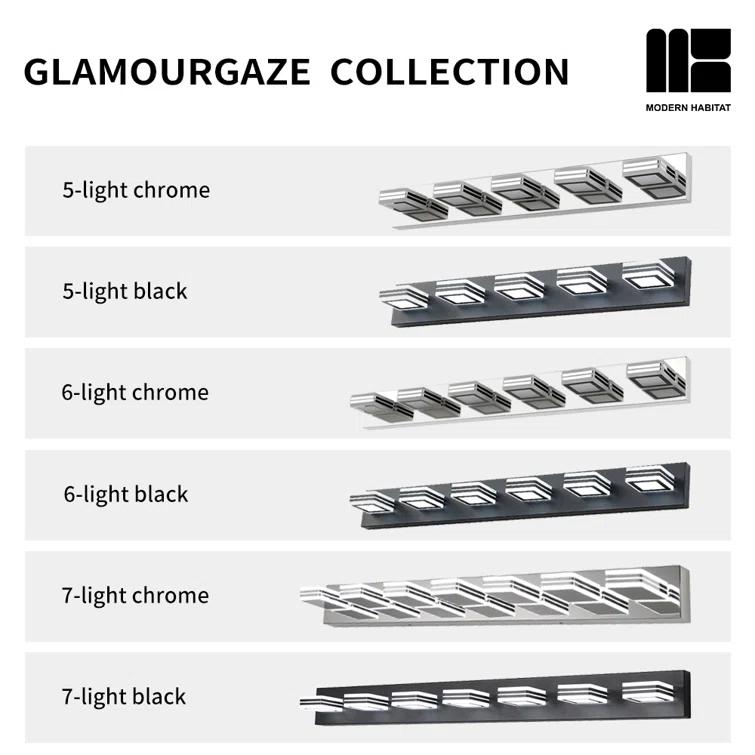 Modern Habitat GlamourGaze 6 - Light LED Vanity Light