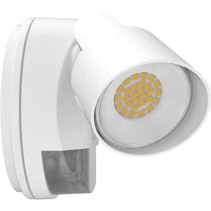 Lithonia Lighting 2 - Head Hardwired Dusk to Dawn Outdoor Security Flood Light with Motion Sensor