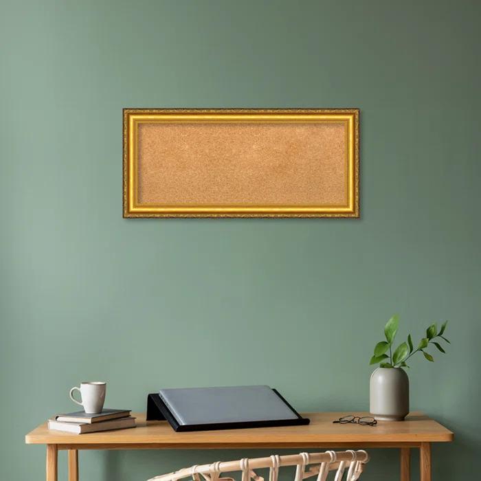 Amanti Art Colonial Wall Cork Small Bulletin Board