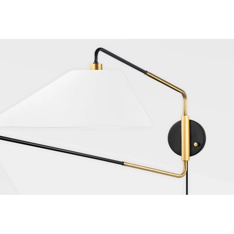 Tuen Plug-In Sconce - Brass and Bronze