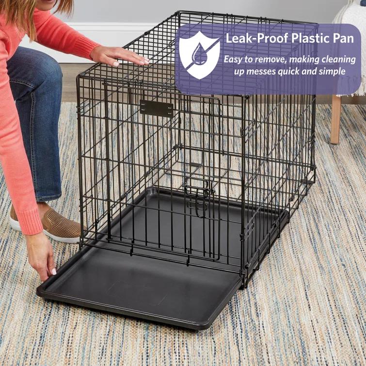 Midwest Homes For Pets MidWest Homes for Pets Newly Enhanced Single Door iCrate Dog Crate Includes Divider Panel