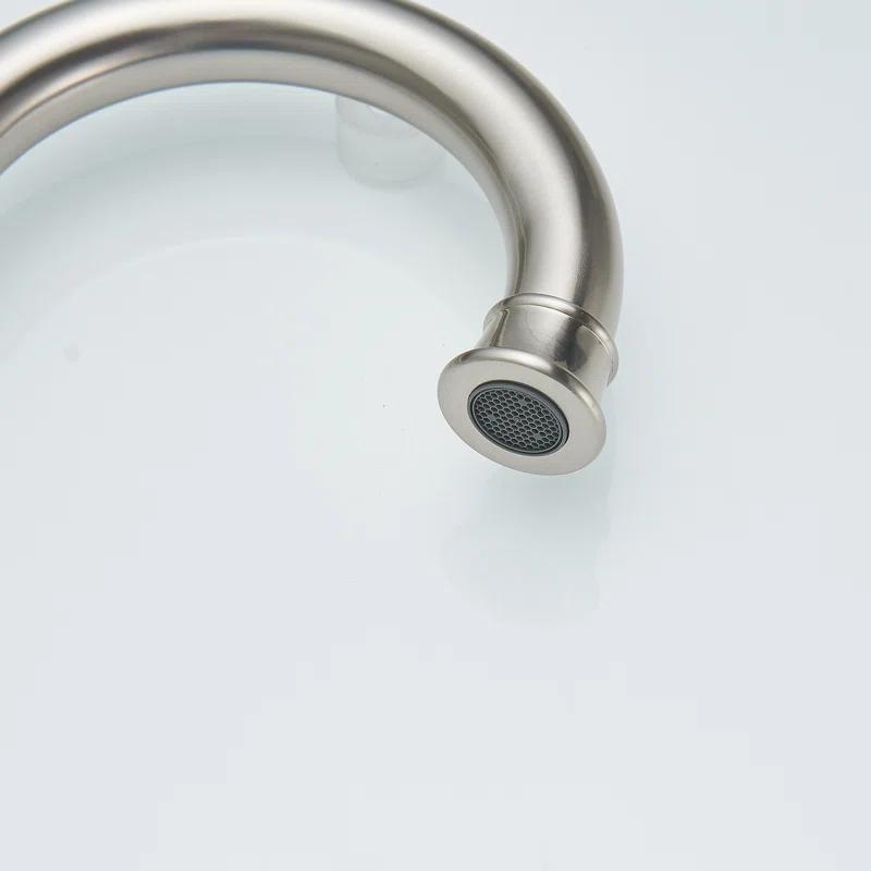 Widespread 2-handle Bathroom Faucet with Drain Assembly