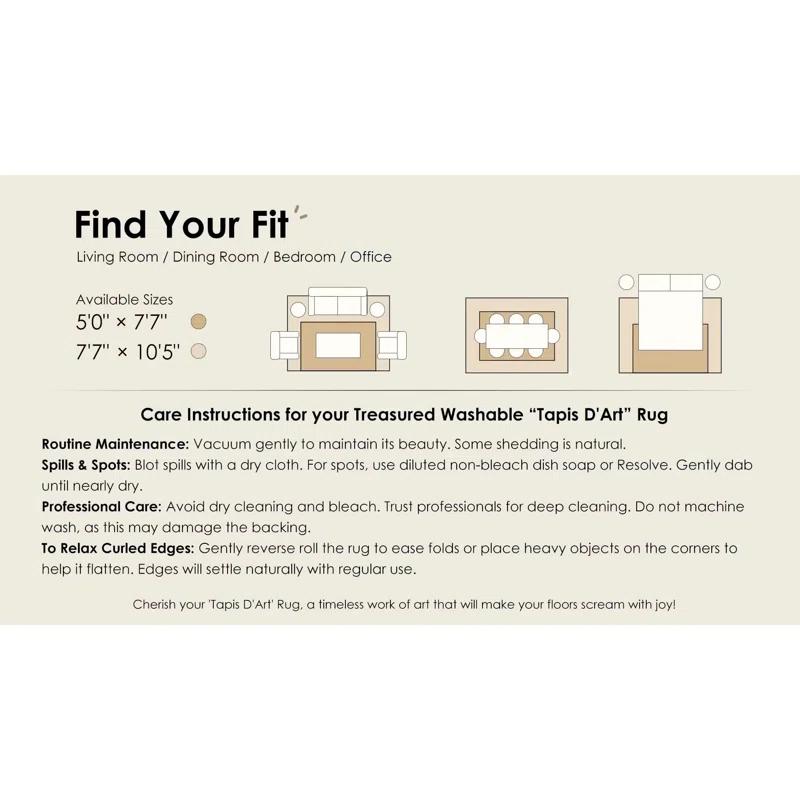 Empire Art Direct Modern City Scape Reflection II Washable Area Rug, Heavenly Softness with Non-Slipping Backing