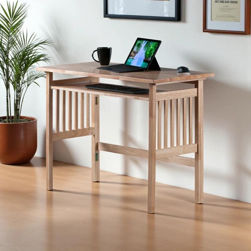 Alcott Hill® Bednarz Solid Wood Top Computer Desk