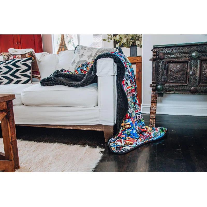 Surreal Entertainment Plain Weave / Muslin Throw Blanket