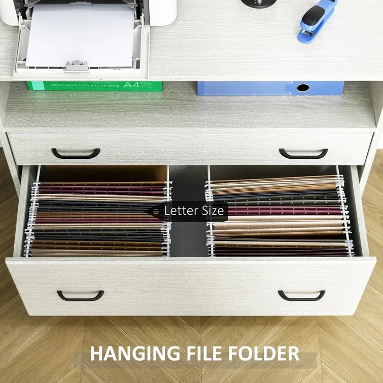 Vinsetto 33.5'' Wide 2 -Drawer File Cabinet