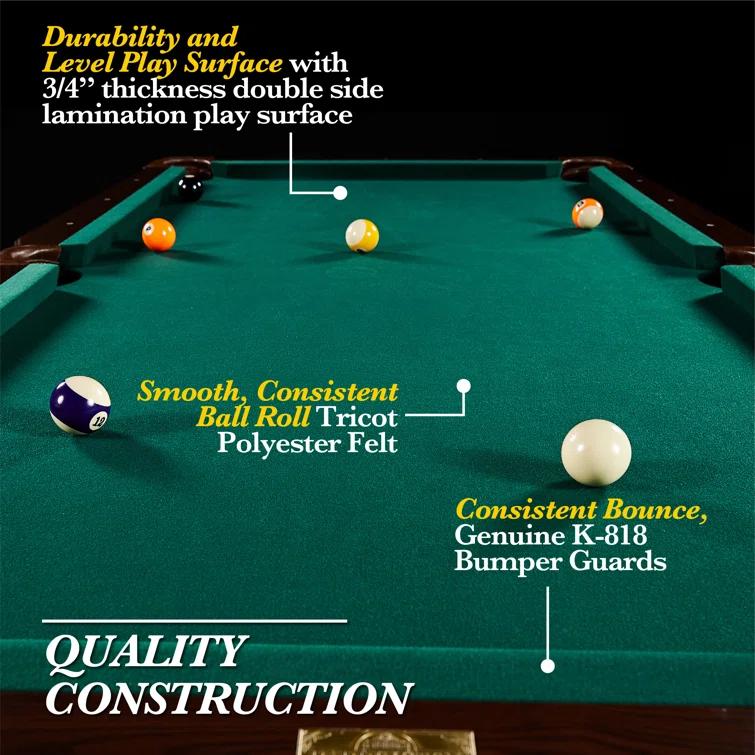 Barrington Billiards Company Barrington Springdale 7.5' Pool Table with Playing Accessories
