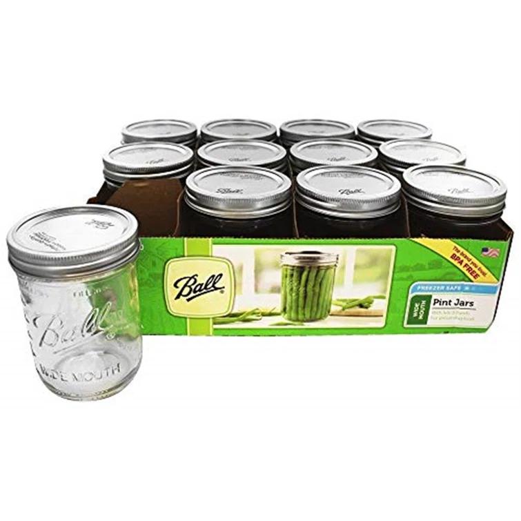 Ball Glass Jar - Set of 12