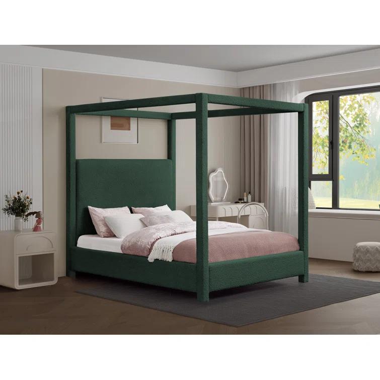 Upholstered Canopy Bed