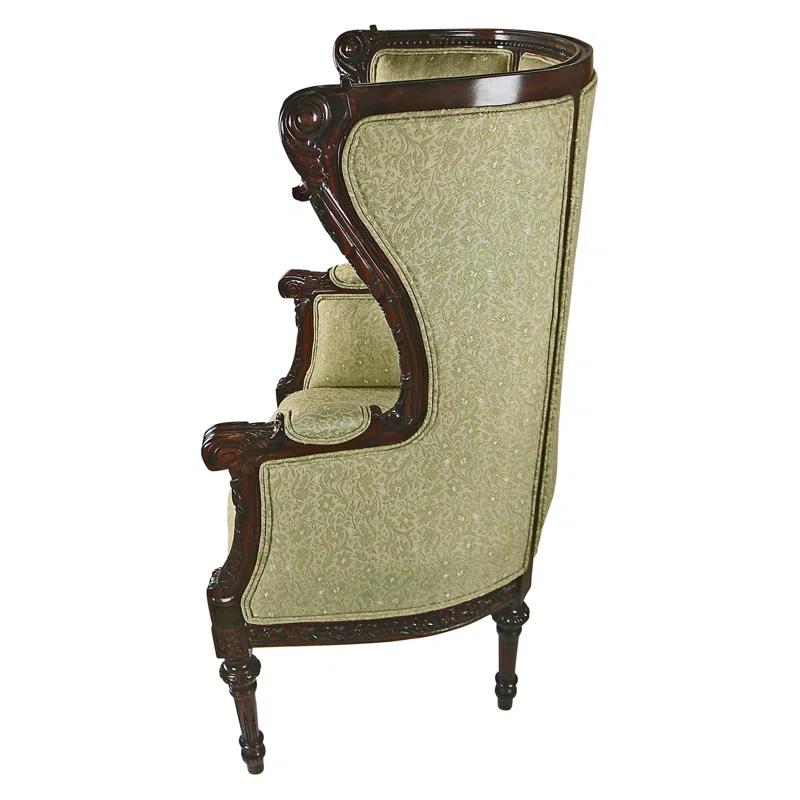Design Toscano Louis XVI Wingback Armchair