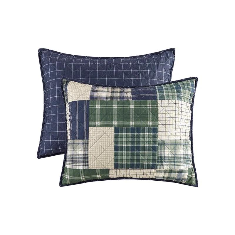 Madison Park Timber 3 Piece Reversible Printed Quilt Set