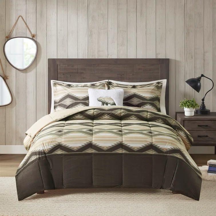 Woolrich Woolrich Emmet Creek Down Alternative Comforter Set with Throw Pillow