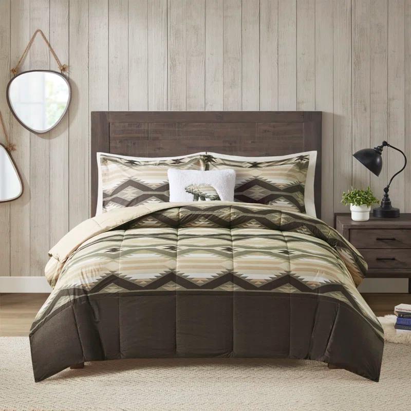 Woolrich Woolrich Emmet Creek Down Alternative Comforter Set with Throw Pillow