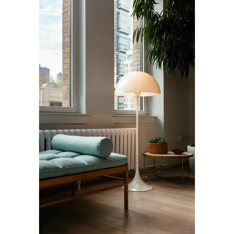 Panthella White Opal Acrylic Floor Lamp