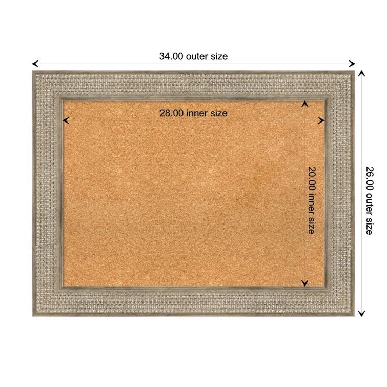 Amanti Art Trellis Wall Cork Small Bulletin Board