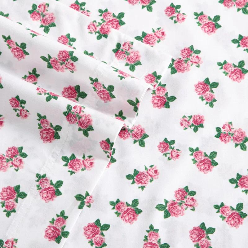 Betsey Johnson Printed Cotton Percale Cotton Sheet Sets