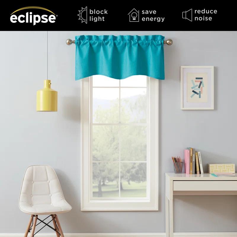 Eclipse Kendall Scalloped 42'' W Window Valance