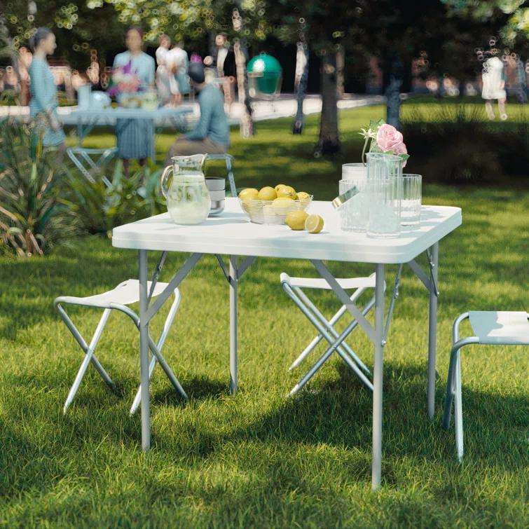 Flash Furniture Noah Square Plastic Folding Event Table