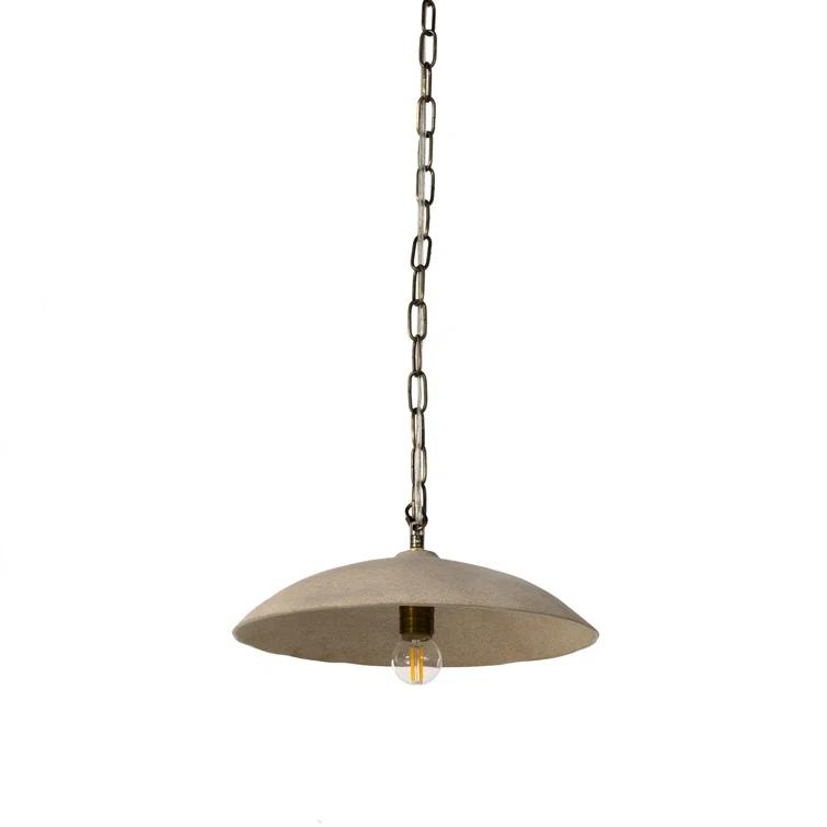Juana Pendant Light - Sand / 14" Dia