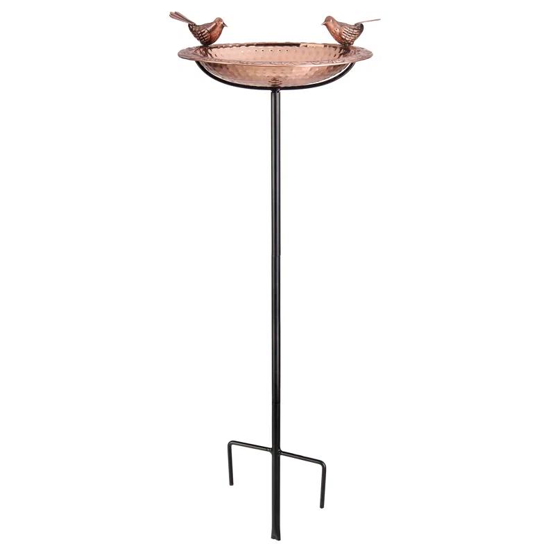 House of Hampton® Dowski Copper Single Tier Birdbath