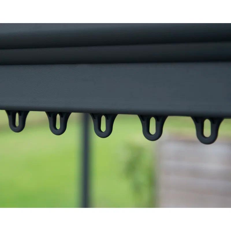 Canopia Canopia - Milano Aluminum Flat Top Gazebo with Polycarbonate Roof Panels – Durable Modern Outdoor Patio Shelter