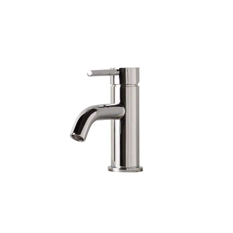 Kingston Brass Concord Single-Handle 1-Hole Deck Mount Bathroom Faucet with Push Pop-Up