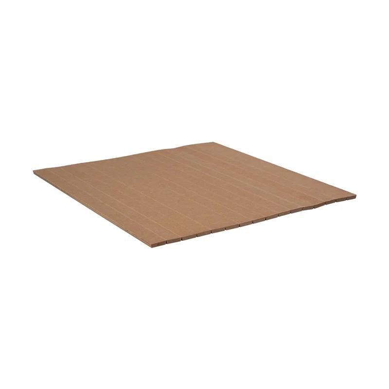 Architectural Products by Outwater L.L.C. Outwater 4Ft Wide X 8Ft High X 5/32In Thick Unfinished Maple Veneer Decorative Wall Tambour Panel With 3/4In 30-Degree Groove Slats – Flexible