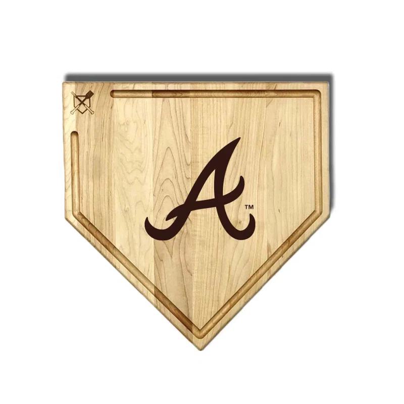 Baseball BBQ Full Size (17" X 17") Home Plate Cutting Board With Trough | Wayfair