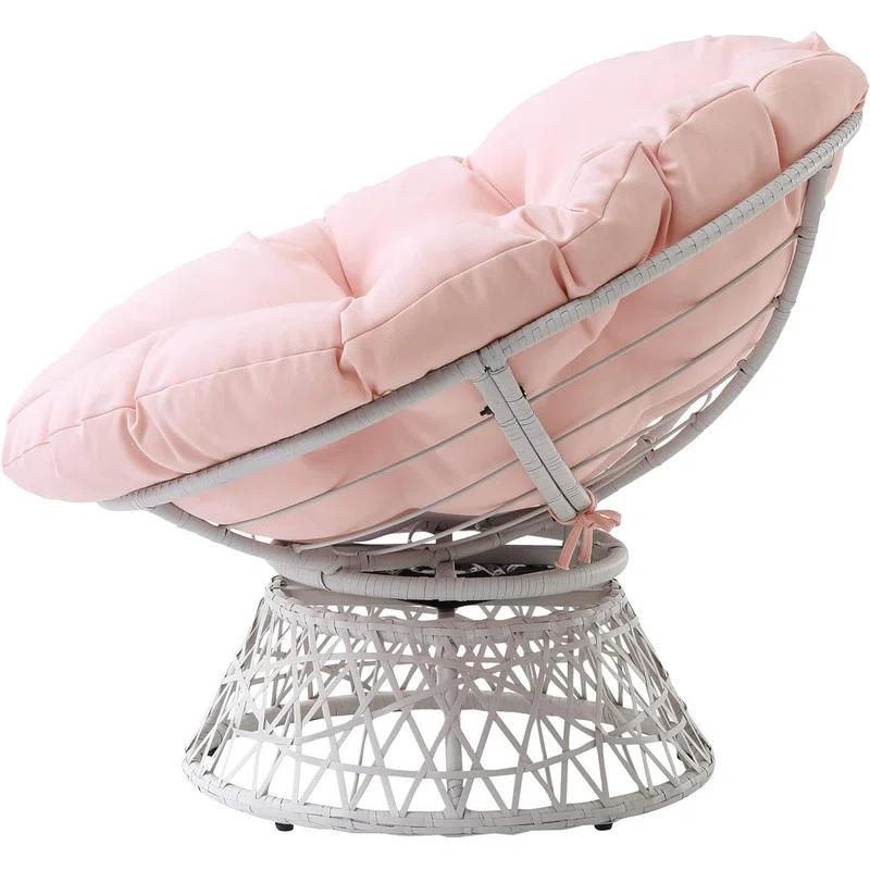 Bayou Breeze Papasan Chair with 360-Degree Swivel