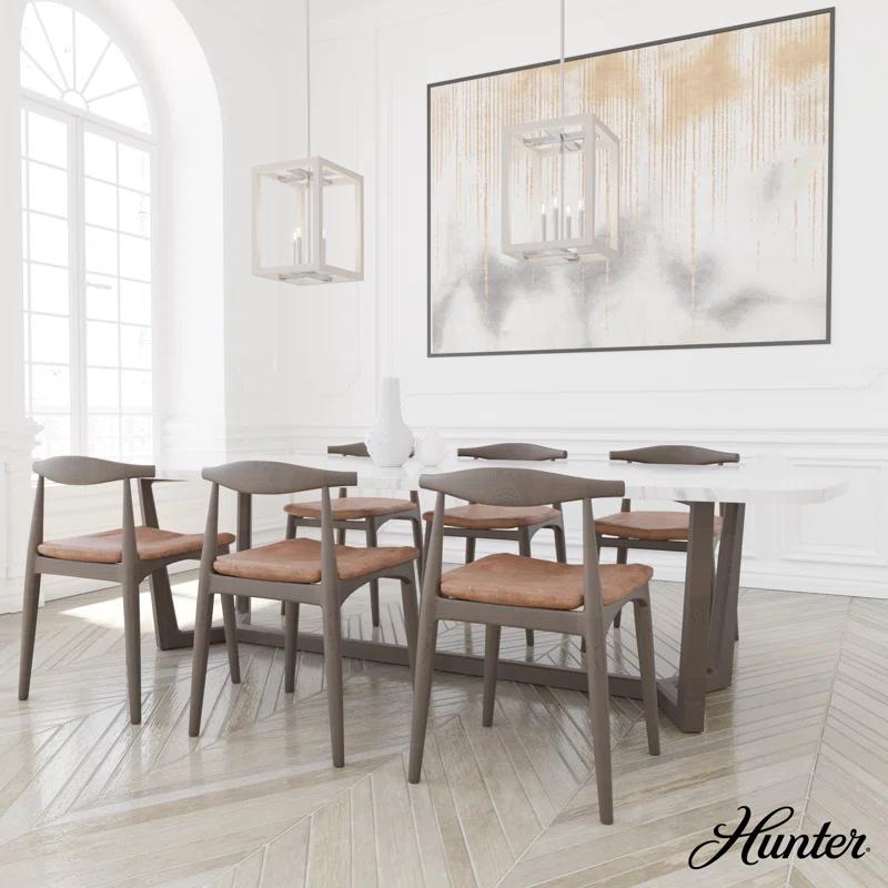 Hunter Fan Squire Manor 4 - Light Square 12 inch Pendant