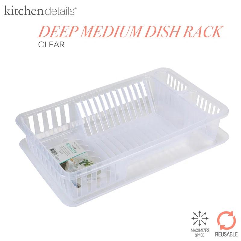 Kitchen Details Plastic In Sink Dish Rack
