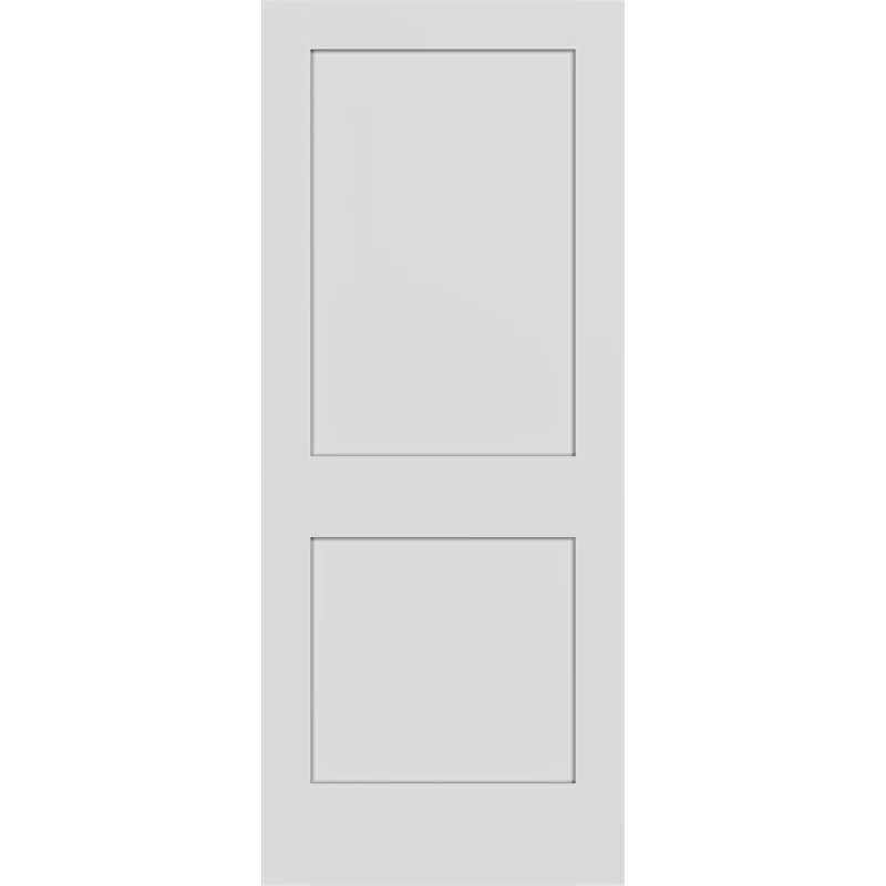 Belldinni Shaker 2-Panel No Bore Primed Solid Composite Core Wood Interior Door Slab