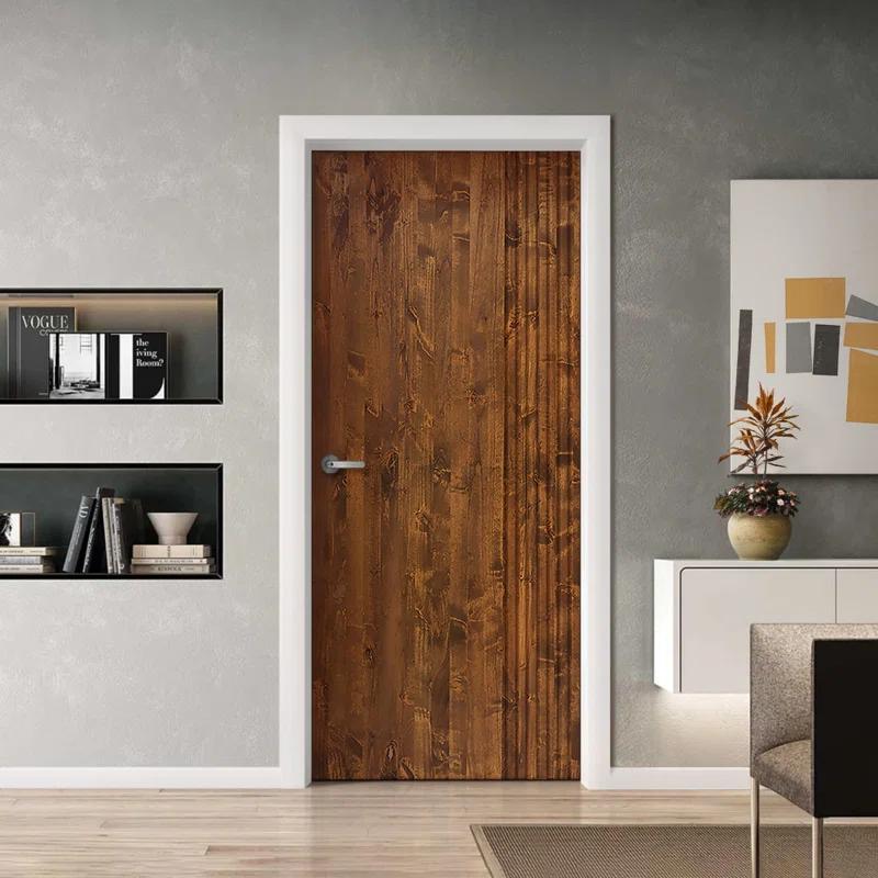 Calhome Paneled Pine Wood Standard Door