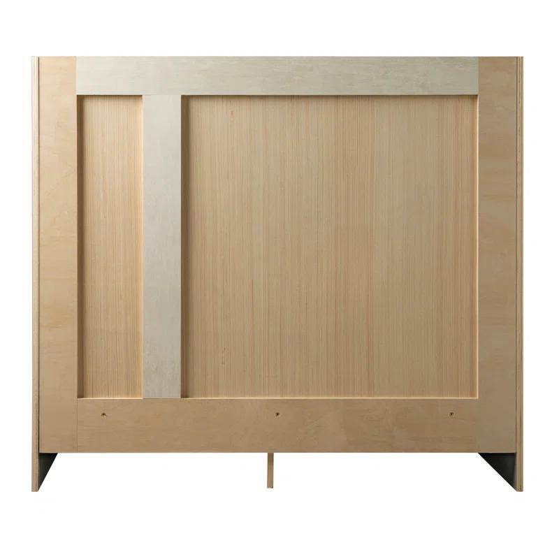 Design House Brookings 36 Inch Bathroom Vanity, Ready to Assemble, Solid Wood, Sherwin Williams – Design House, 587097