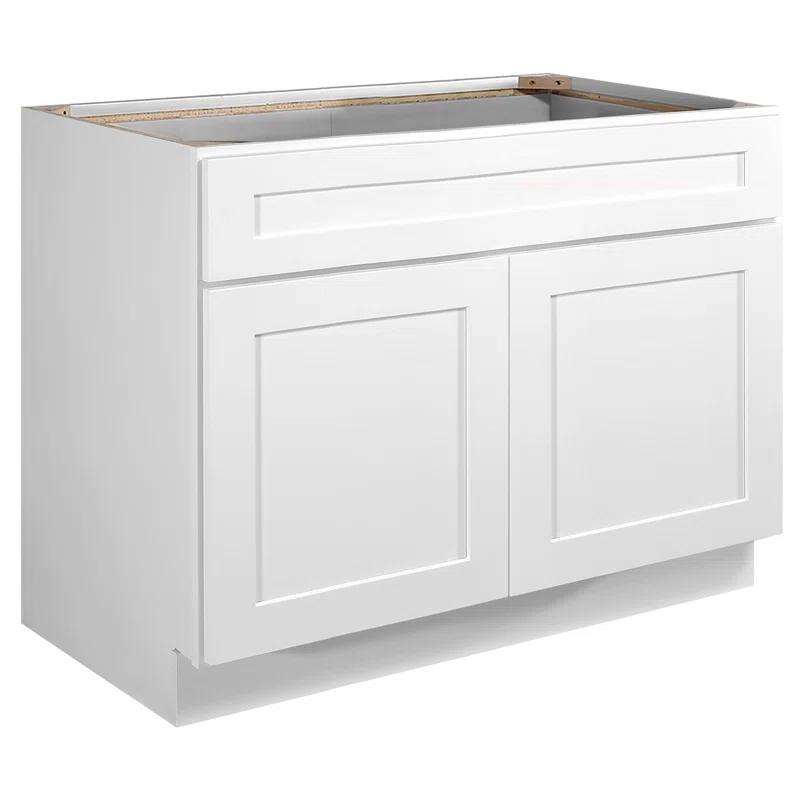 Design House Design House Brookings Unassembled Shaker Sink Base Kitchen Cabinet, White