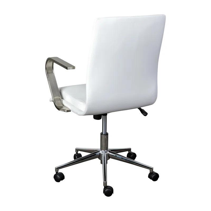 Flash Furniture Mid-Back Designer Upholstered Swivel Executive Office Chair with Armrests by Flash Furniture