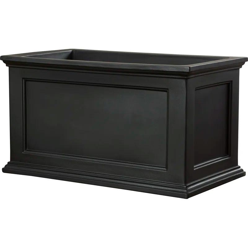 Winston Porter Anastasiya 20"x36" Resin Planter with Water Reservoir