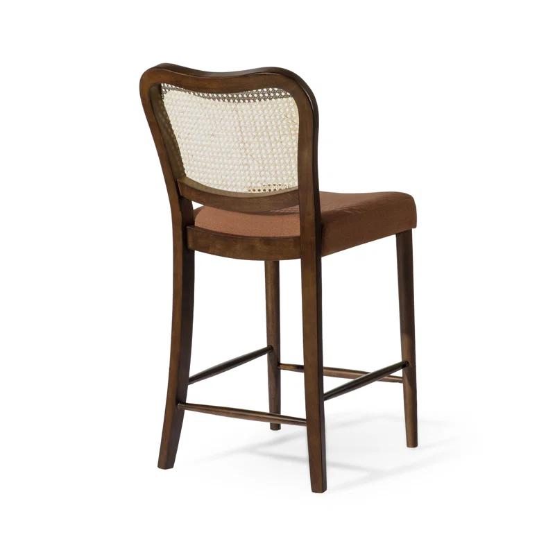 Maven Lane Maven Lane Vera Stool with Fabric Upholstery