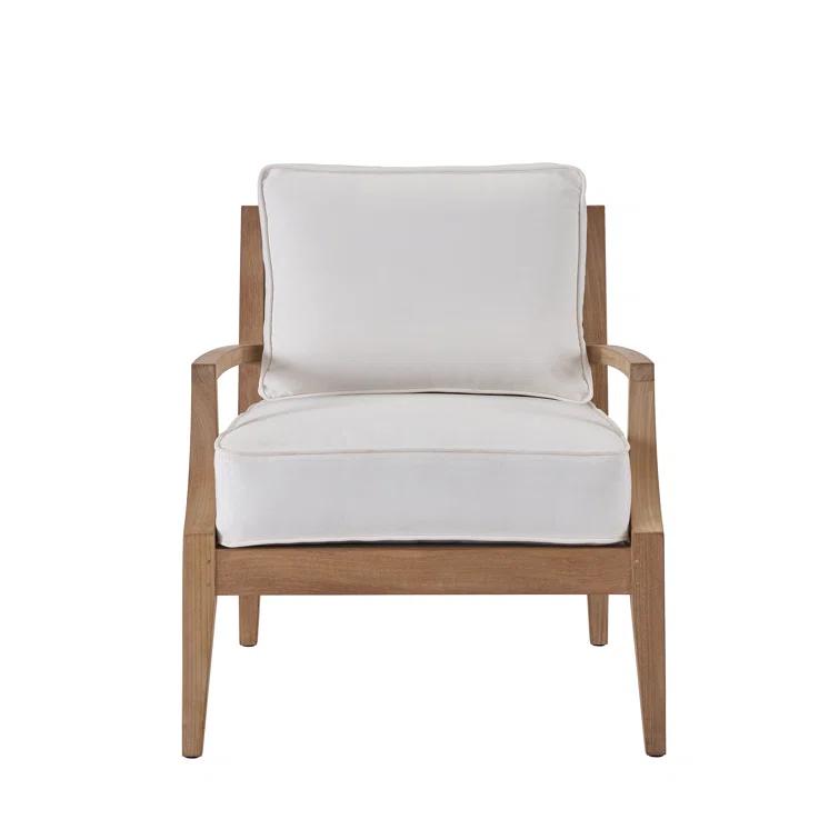 Coastal Living™ by Universal Furniture Chesapeake Teak Patio Chair with Sunbrella Cushions