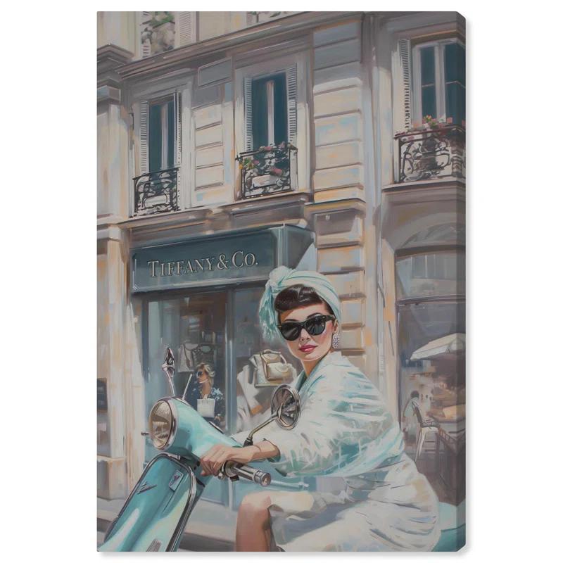 Art Remedy Holiday by the Store Canvas Coquette Trendy Art by Art Remedy