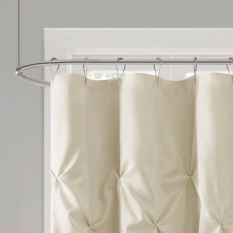 Madison Park Laurel Solid Color Single Shower Curtain