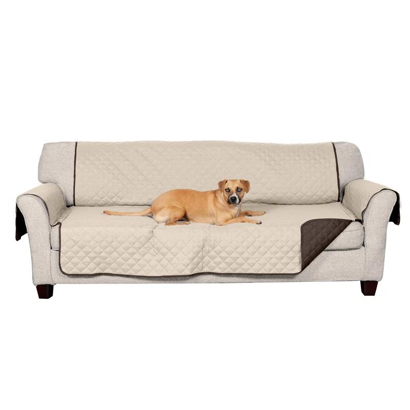 FurHaven Reversible Water-Resistant Small Sofa Loveseat Cover Furniture Protector