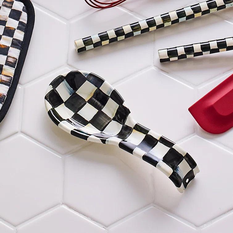 MacKenzie-Childs Courtly Check Spoon Rest