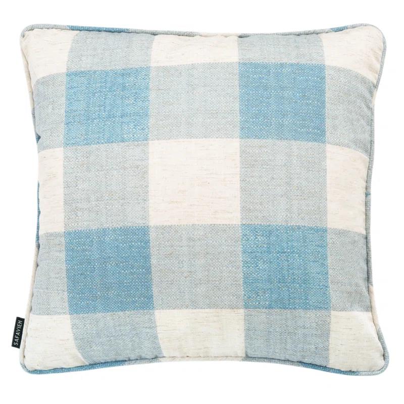 Safavieh Plaid Reversible Throw Pillow