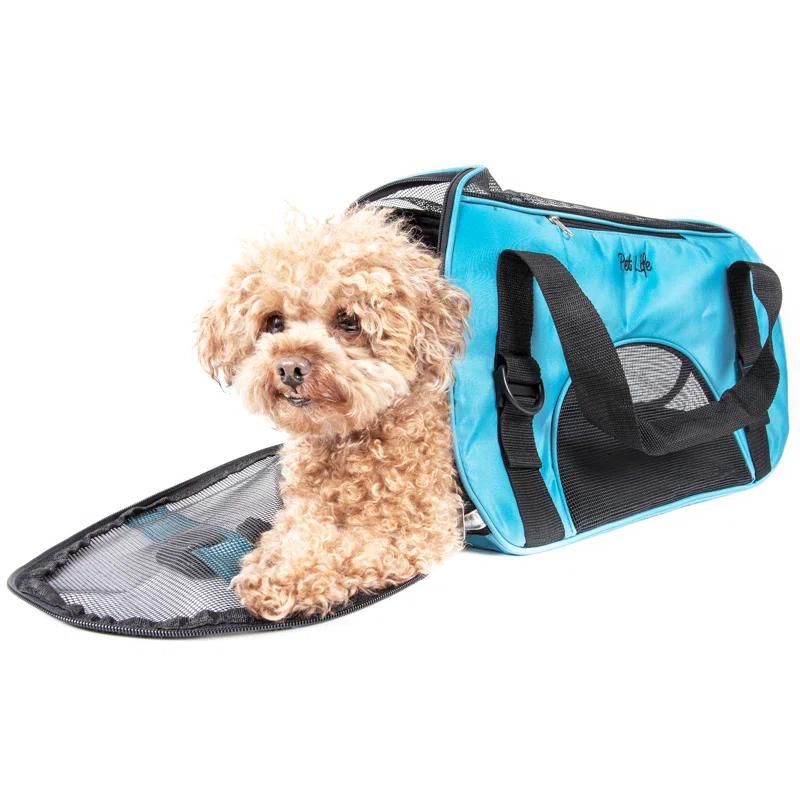 Pet Life Pet Life Airline Approved Altitude Force Sporty Zippered Fashion Pet Carrier