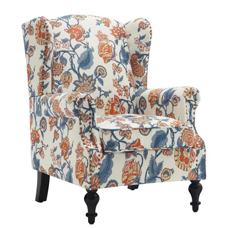 Christasha 29'' Wide Accent Chair  with Nailhead Trim and Arms