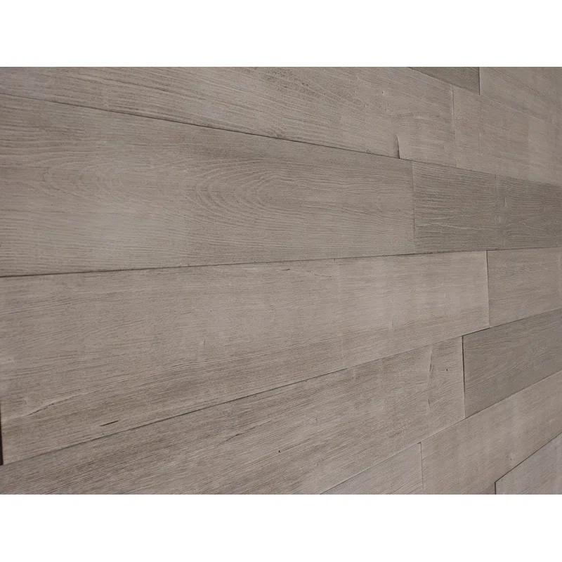 Architectural Products by Outwater L.L.C. 5-1/8" X 46-1/2" x 3/16" Peel and Stick Solid Wood Wall Paneling