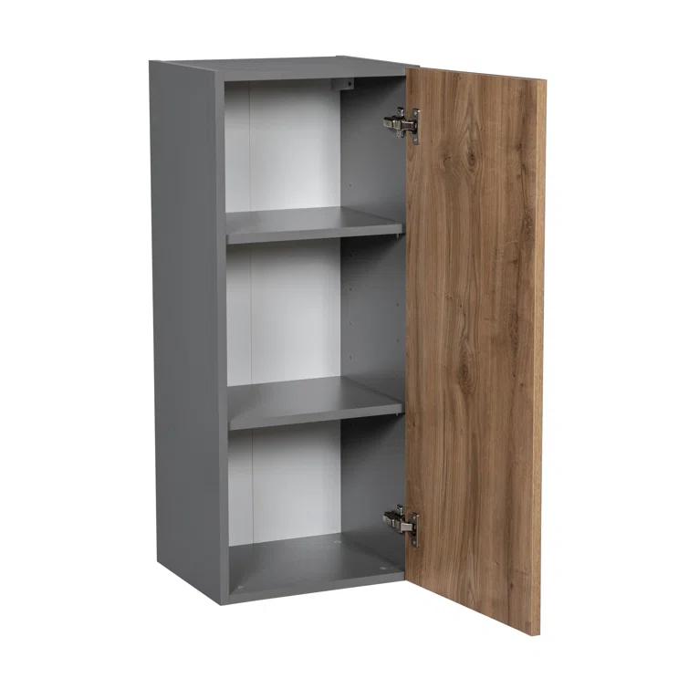 WALLKITCHENS Open Particleboard Standard Wall Cabinet Ready-to-Assemble