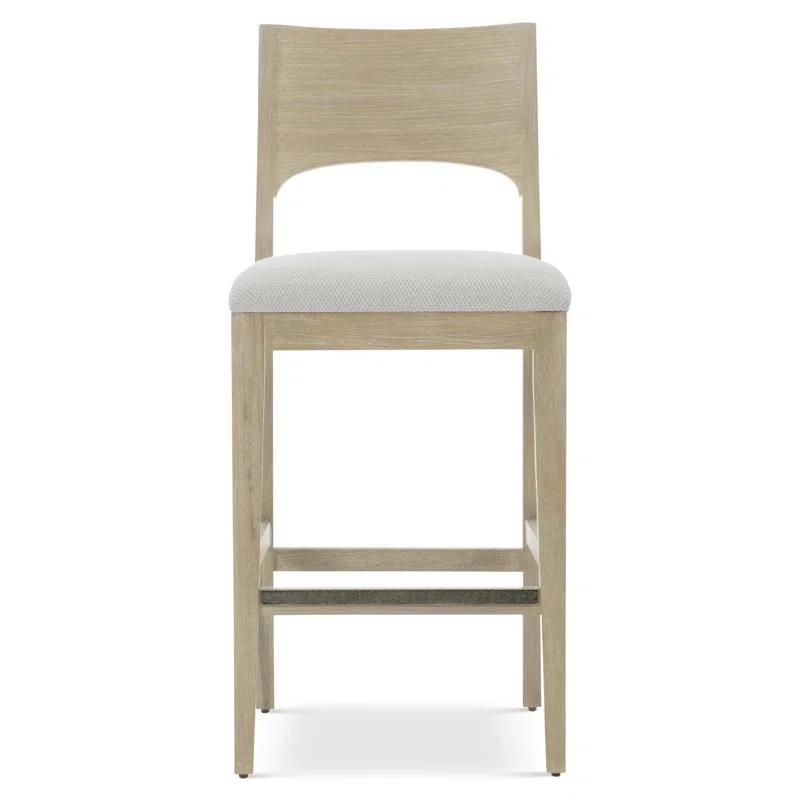Bernhardt Solaria Upholstered Counter Stool with Solid Wood Frame